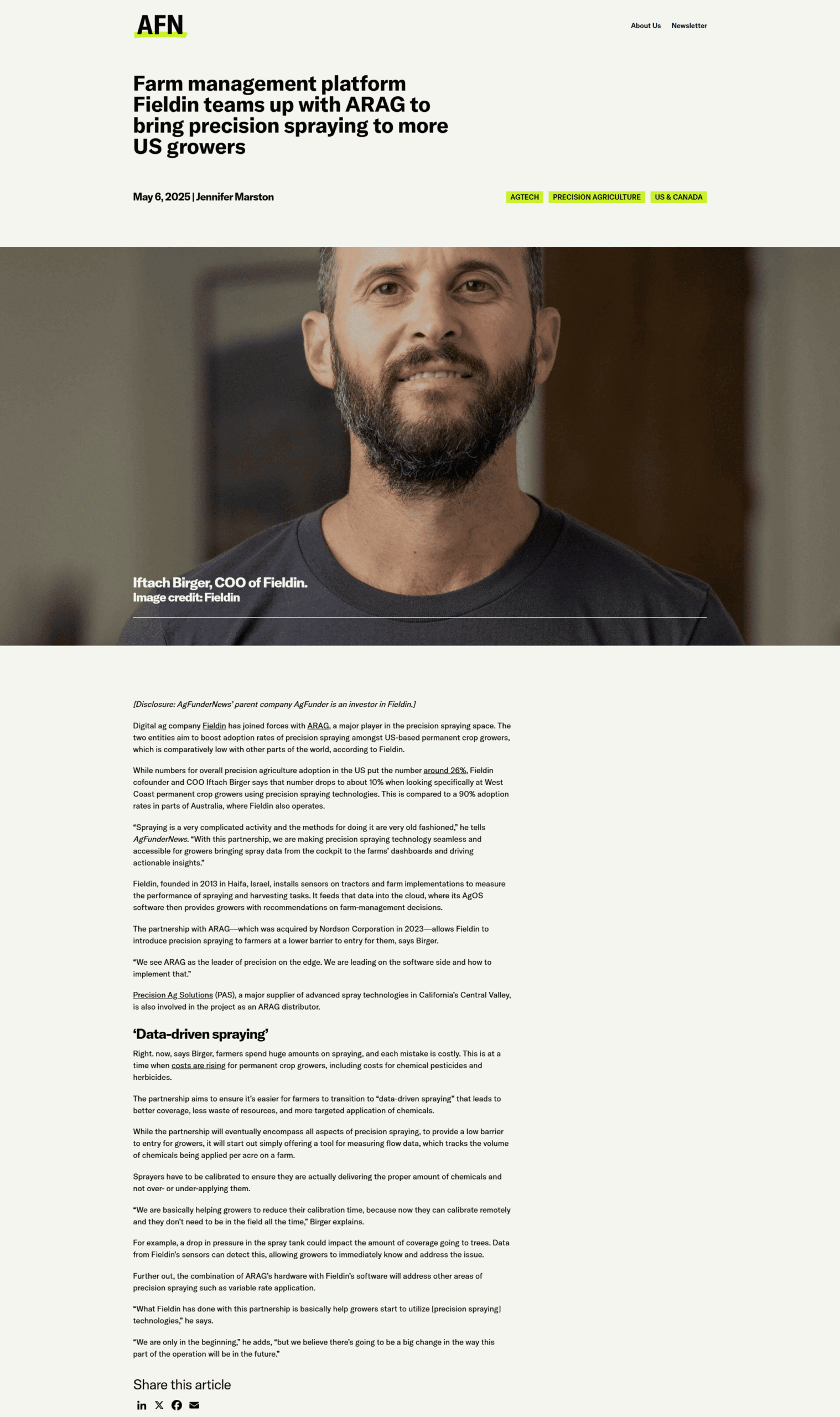 Fieldin AgFunder